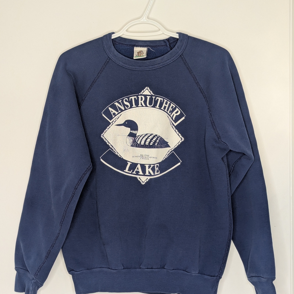 VINTAGE TIGER BRAND ANSTRUTHER LOON SWEATSHIRT WOMENS SIZE MEDIUM